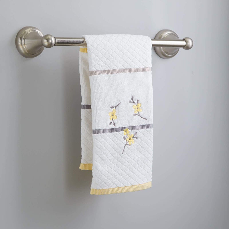 SKL Home Spring Garden Hand Towel, White - Image 2